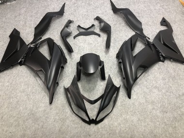 Plain Matte Black 13-18 ZX6R Motorcycle Fairing