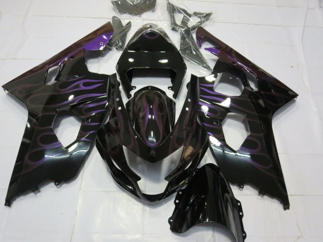 Purple Flame 04-05 GSXR 600-750 Motorcycle Fairing Purple Flame 04-05 GSXR 600-750 Motorcycle Fairing