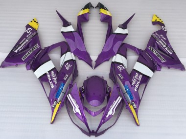Purple Logo Style 13-18 ZX6R Motorcycle Fairing