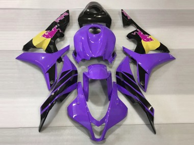 Purple & Pink Bull 07-08 CBR600RR Motorcycle Fairing