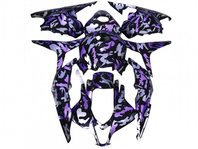 Purple Snow Camo 09-12 CBR600RR Motorcycle Fairing