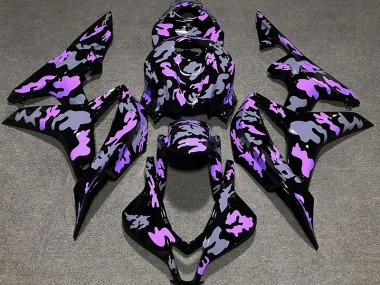 Purple and Grey Camouflage 07-08 CBR600RR Motorcycle Fairing