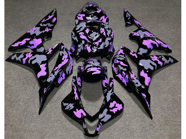 Purple and Grey Camouflage 07-08 CBR600RR Motorcycle Fairing