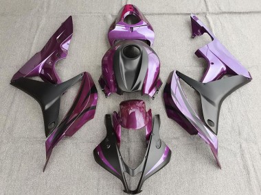 Purple and Matte Black 07-08 CBR600RR Motorcycle Fairing