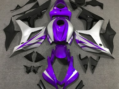 Purple and Silver OEM Style 07-08 CBR600RR Motorcycle Fairing