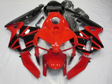 Red & Black OEM Style 03-04 CBR600RR Motorcycle Fairing