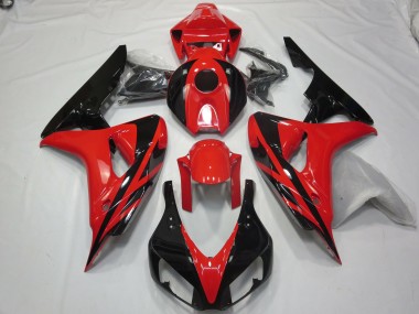 Red Black OEM Style No Decals 06-07 CBR1000RR Motorcycle Fairing