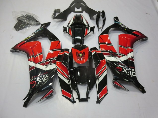 Red Black Special 11-15 ZX10R Motorcycle Fairing Red Black Special 11-15 ZX10R Motorcycle Fairing
