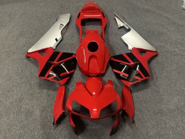 Red Black and Silver 03-04 CBR600RR Motorcycle Fairing