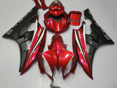 Red Black and White 06-07 R6 Motorcycle Fairing