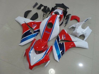 Red Blue and White 08-11 CBR1000RR Motorcycle Fairing