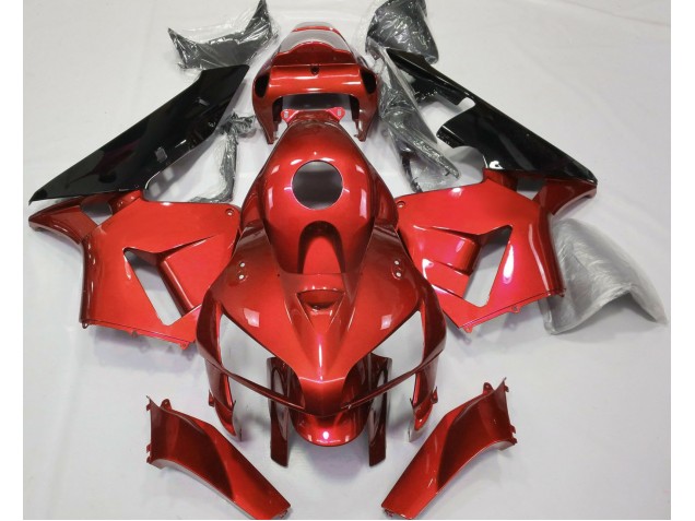 Red CBR Style 05-06 CBR600RR Motorcycle Fairing Red CBR Style 05-06 CBR600RR Motorcycle Fairing