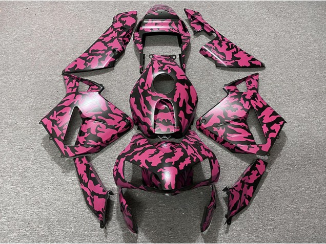 Red Camo 03-04 CBR600RR Motorcycle Fairing Red Camo 03-04 CBR600RR Motorcycle Fairing
