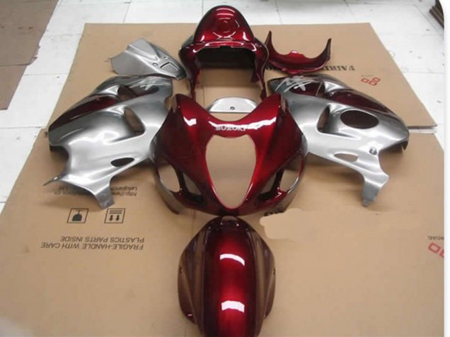 Red D Silver 97-07 GSXR 1300 Hayabusa Motorcycle Fairing Red D Silver 97-07 GSXR 1300 Hayabusa Motorcycle Fairing