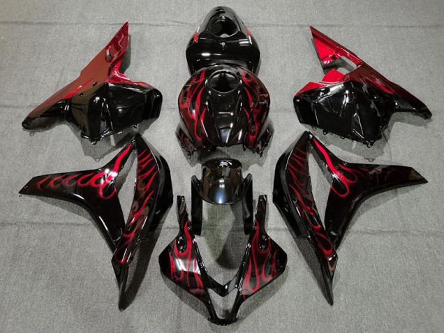 Red Flame 09-12 CBR600RR Motorcycle Fairing