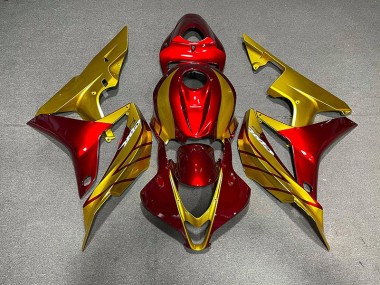Red & Gold 07-08 CBR600RR Motorcycle Fairing