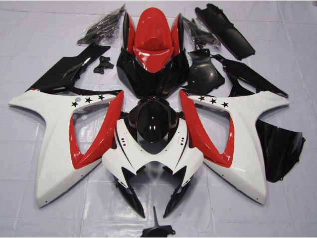 Red Star 06-07 GSXR 600-750 Motorcycle Fairing
