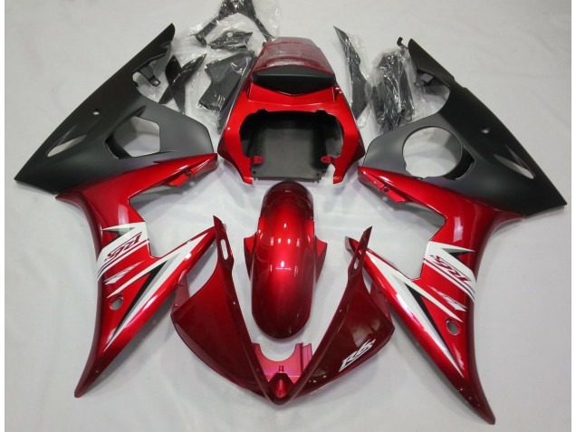 Red & White 03-04 R6 Motorcycle Fairing