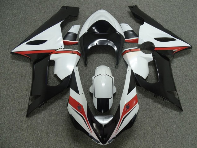 Red White and Black 05-06 ZX6R Motorcycle Fairing Red White and Black 05-06 ZX6R Motorcycle Fairing
