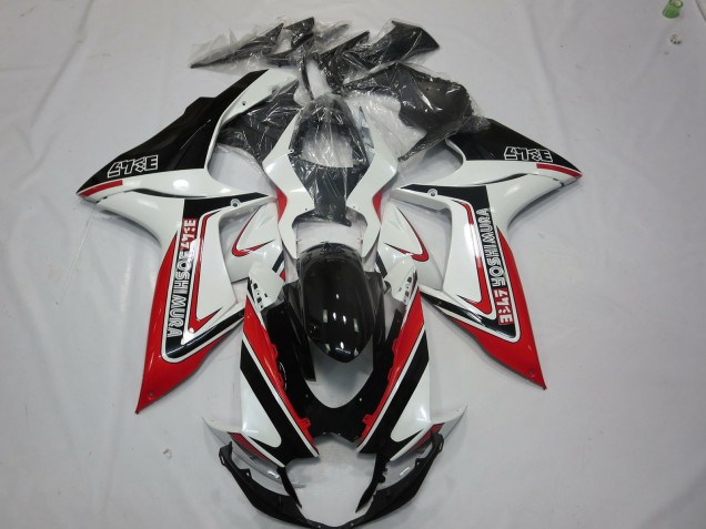 Red White and Black 11-24 GSXR 600-750 Motorcycle Fairing Red White and Black 11-24 GSXR 600-750 Motorcycle Fairing