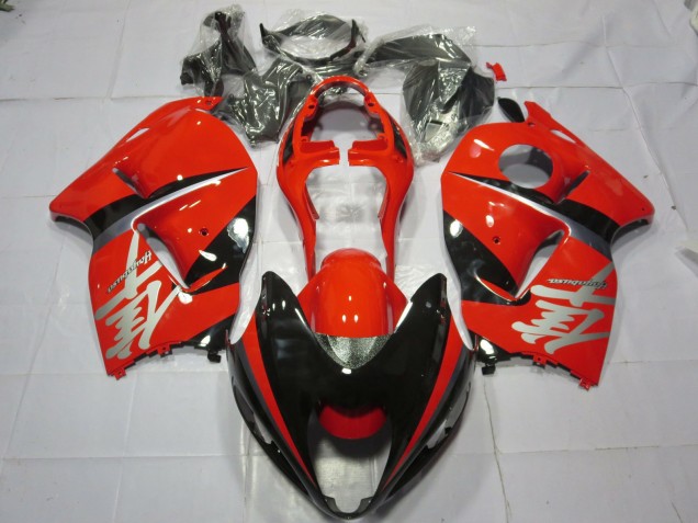 Red and Black Silver Decal 97-07 GSXR 1300 Hayabusa Motorcycle Fairing Red and Black Silver Decal 97-07 GSXR 1300 Hayabusa Motorcycle Fairing