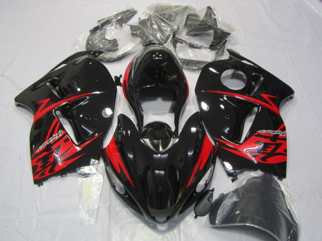 Red and Gloss Black 97-07 GSXR 1300 Hayabusa Motorcycle Fairing