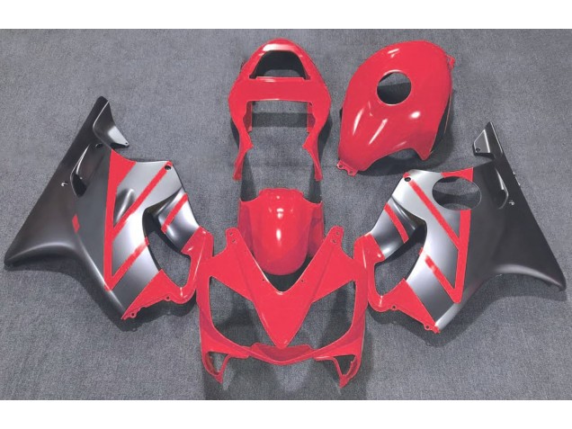 Red and Matte Silver 01-03 CBR600 F4i Motorcycle Fairing Red and Matte Silver 01-03 CBR600 F4i Motorcycle Fairing
