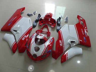 Red and White 03-04 Ducati 749 999 Motorcycle Fairing