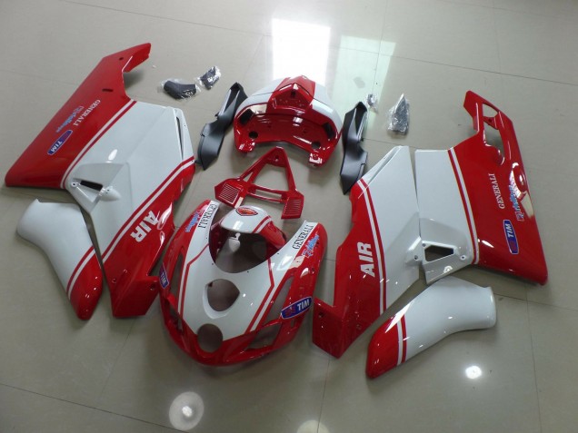 Red and White 03-04 Ducati 749 999 Motorcycle Fairing Red and White 03-04 Ducati 749 999 Motorcycle Fairing