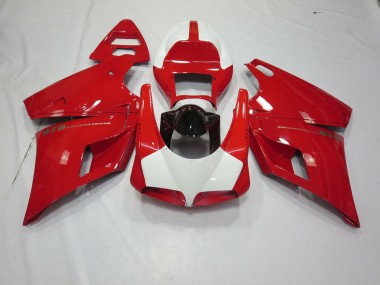 Red and White 93-05 Ducati 996 748 916 998 Motorcycle Fairing