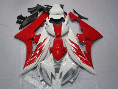 Red and White Style 06-07 R6 Motorcycle Fairing