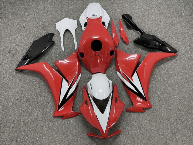 Red with White 12-16 CBR1000RR Motorcycle Fairing