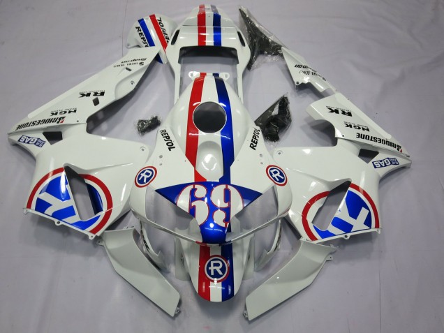 Repsol 69 03-04 CBR600RR Motorcycle Fairing Repsol 69 03-04 CBR600RR Motorcycle Fairing