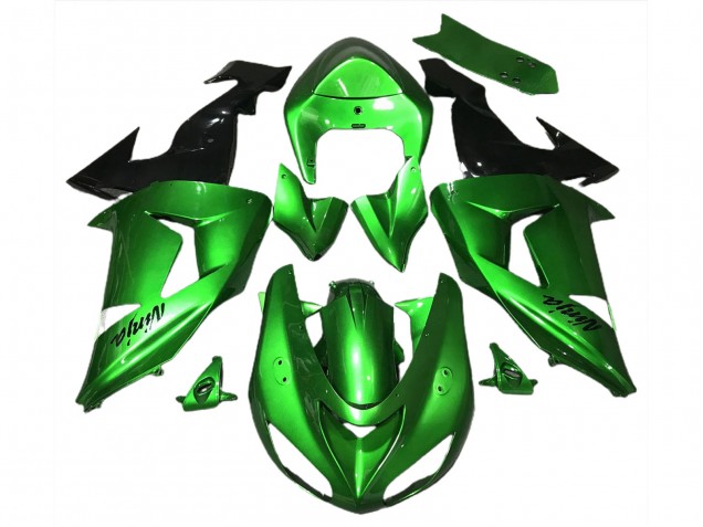 Reptile Green 06-07 ZX10R Motorcycle Fairing Reptile Green 06-07 ZX10R Motorcycle Fairing