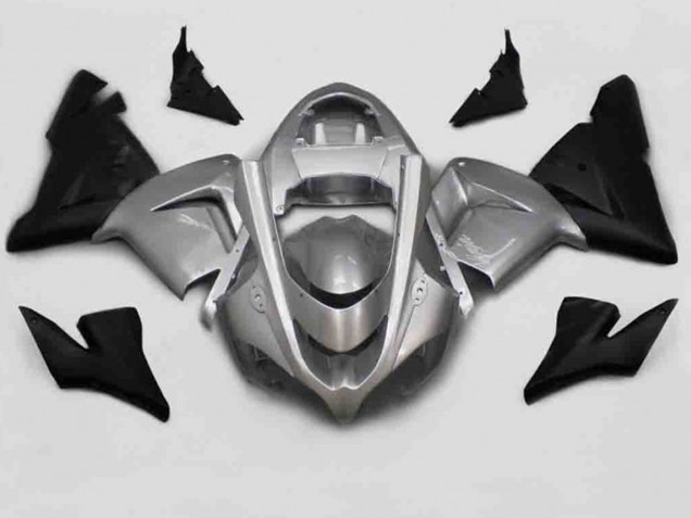 Silver Black 04-05 ZX10R Motorcycle Fairing