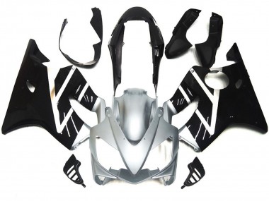 Silver Grey and Gloss Black 04-07 CBR600 F4i Motorcycle Fairing