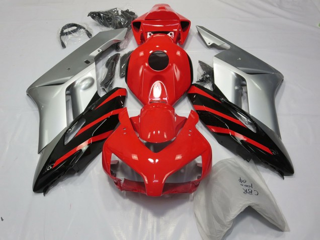 Silver Red and Black 04-05 CBR1000RR Motorcycle Fairing Silver Red and Black 04-05 CBR1000RR Motorcycle Fairing