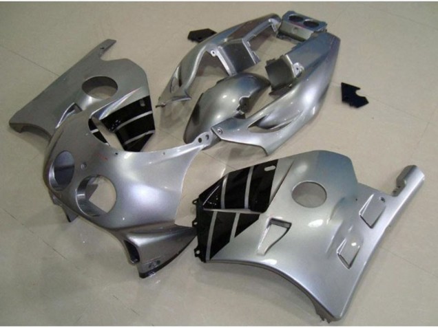 Silver and Black 90-98 CBR250RR Motorcycle Fairing Silver and Black 90-98 CBR250RR Motorcycle Fairing