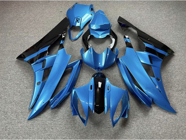 Sky Blue and Black 06-07 R6 Motorcycle Fairing Sky Blue and Black 06-07 R6 Motorcycle Fairing