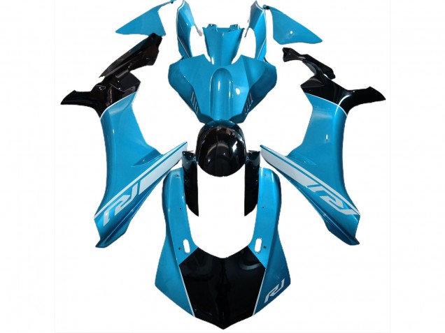 Sky Blue and Black 15-19 R1 Motorcycle Fairing