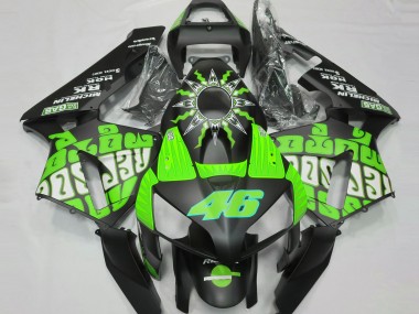 Slime Green Rossi Repsol 03-04 CBR600RR Motorcycle Fairing
