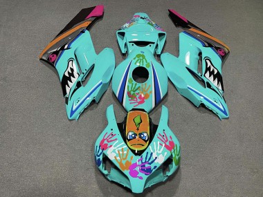 Teal Shark 04-05 CBR1000RR Motorcycle Fairing