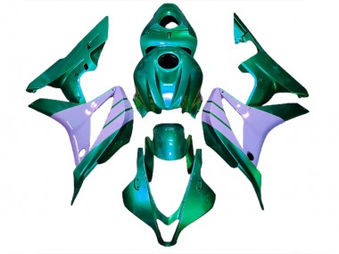 Turquoise and Milky Purple 07-08 CBR600RR Motorcycle Fairing
