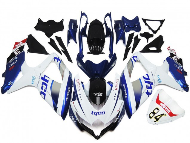 Tyco Gloss Custom Style 08-10 GSXR 600-750 Motorcycle Fairing Tyco Gloss Custom Style 08-10 GSXR 600-750 Motorcycle Fairing
