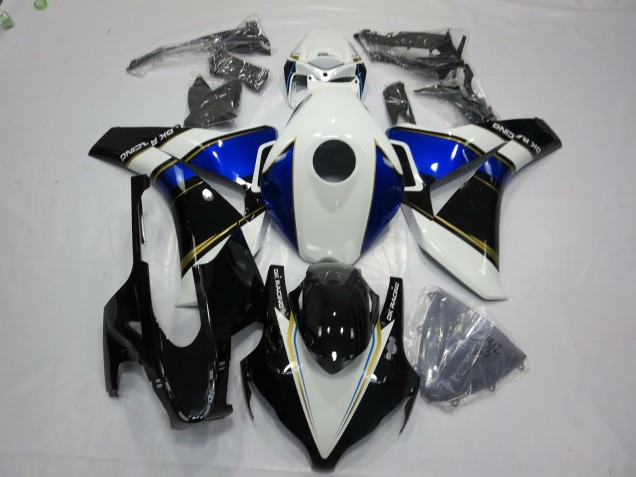 Unbranded Blue and Gold 08-11 CBR1000RR Motorcycle Fairing Unbranded Blue and Gold 08-11 CBR1000RR Motorcycle Fairing