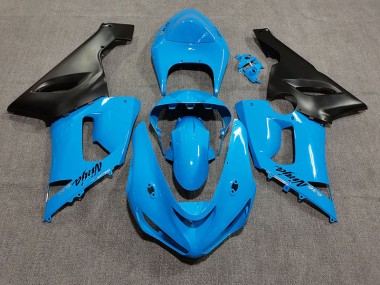 Vibrant Blue 05-06 ZX6R Motorcycle Fairing