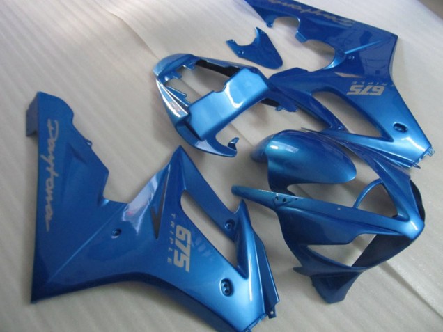 Vibrant Blue 06-08 Daytona 675 Motorcycle Fairing Vibrant Blue 06-08 Daytona 675 Motorcycle Fairing