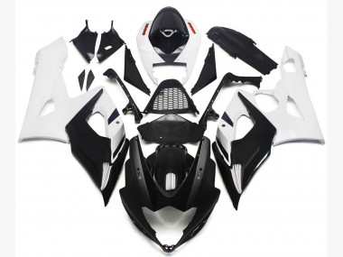 Vibrant Gloss Blue and Matte Black 05-06 GSXR 1000 Motorcycle Fairing