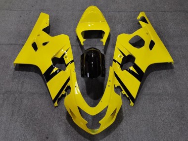 Vibrant Gloss Yellow Custom OEM Style 04-05 GSXR 600-750 Motorcycle Fairing