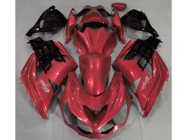 Vibrant Red 12-21 ZX14R Motorcycle Fairing Vibrant Red 12-21 ZX14R Motorcycle Fairing